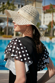 straw hat off-white