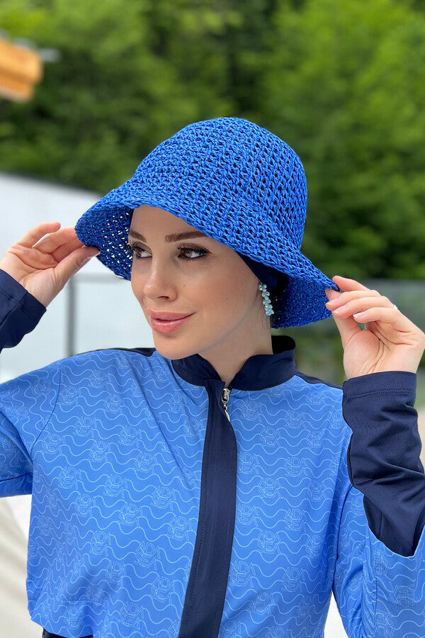 Knitted Blue Hat