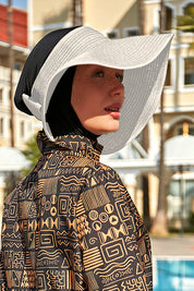 Umbrella Hat-White