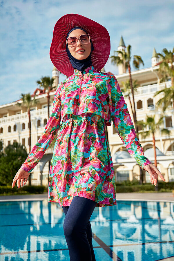 R112-Ayse parachute top – Sadafswimwear