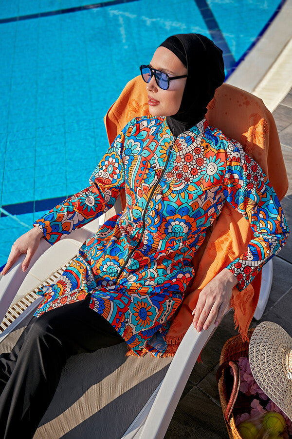 Fully covered swimsuit for ladies deals