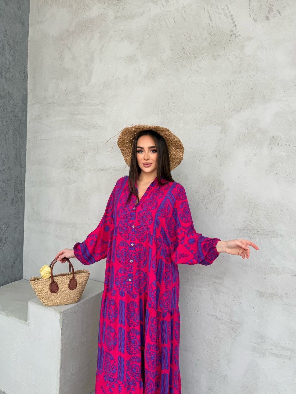 فستان ماكسي مغربي