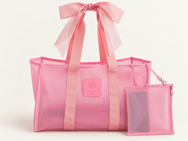 sadaf jelly tote-pink - Sadafswimwear